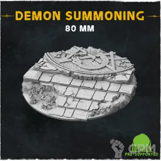 Описание картинки База Demon Summoning 80mm от Helnex workshop  по цене 400руб | Свободный Рынок Миниатюр - СРМ