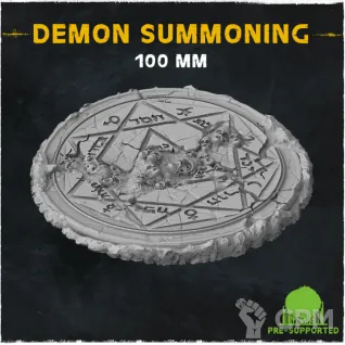 Описание картинки База Demon Summoning 100mm от Helnex workshop  по цене 600руб | Свободный Рынок Миниатюр - СРМ