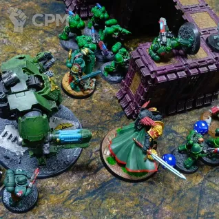 Описание картинки Lion El'Jonson 3d печать альтернативный скульпт от Chaos Knights по цене 2 500руб | Свободный Рынок Миниатюр - СРМ