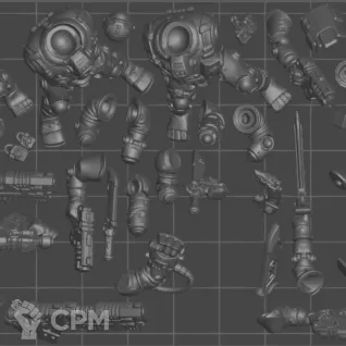 Описание картинки Универсальный набор  Ironkin Steeljacks (скан)+битсы(закачка) от WAAAAAAGHshop по цене 650руб | Свободный Рынок Миниатюр - СРМ