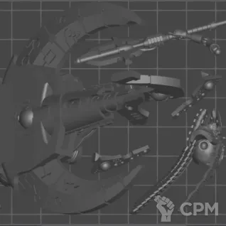 Описание картинки Catacomb Command Barge+ битсы(закачка) от WAAAAAAGHshop по цене 1 100руб | Свободный Рынок Миниатюр - СРМ