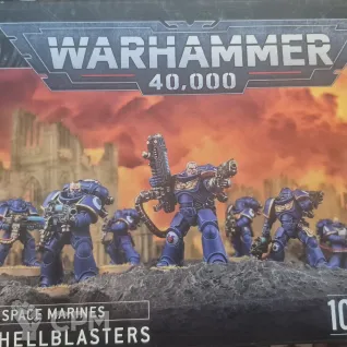 Описание картинки Primaris Hellblasters от  по цене 5 200руб | Свободный Рынок Миниатюр - СРМ