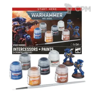 Описание картинки Space Marines: Intercessors + Paints от MiniaturesFAN по цене 3 800руб | Свободный Рынок Миниатюр - СРМ