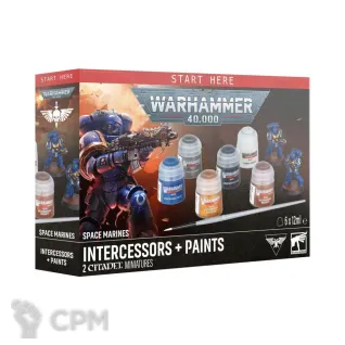 Описание картинки Space Marines: Intercessors + Paints от MiniaturesFAN по цене 3 800руб | Свободный Рынок Миниатюр - СРМ