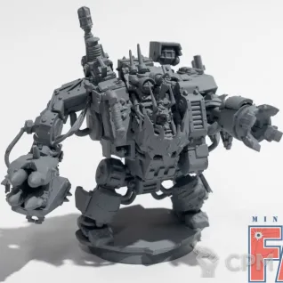 Описание картинки Big Mek in Mega Armour Kitbash (конверсия, собран) от MiniaturesFAN по цене 2 464руб | Свободный Рынок Миниатюр - СРМ