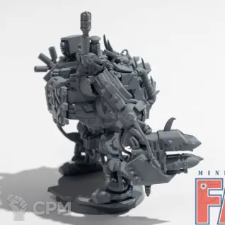 Описание картинки Big Mek in Mega Armour Kitbash (конверсия, собран) от MiniaturesFAN по цене 2 464руб | Свободный Рынок Миниатюр - СРМ