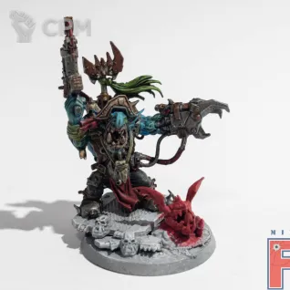 Описание картинки Warboss Kitbash (собран, начат покрас) от MiniaturesFAN по цене 2 576руб | Свободный Рынок Миниатюр - СРМ