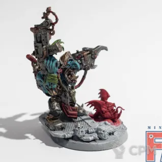 Описание картинки Warboss Kitbash (собран, начат покрас) от MiniaturesFAN по цене 2 576руб | Свободный Рынок Миниатюр - СРМ