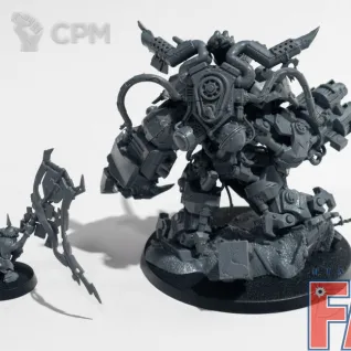 Описание картинки Ghazghkull Thraka (собран) от MiniaturesFAN по цене 8 400руб | Свободный Рынок Миниатюр - СРМ