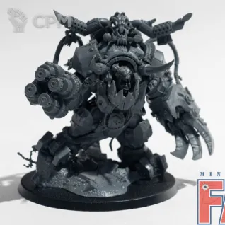 Описание картинки Ghazghkull Thraka (собран) от MiniaturesFAN по цене 8 400руб | Свободный Рынок Миниатюр - СРМ