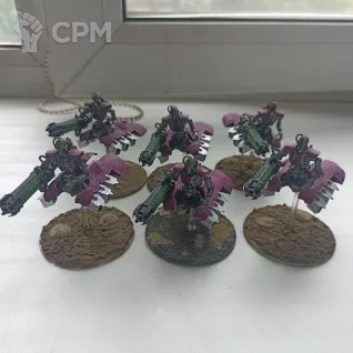 Описание картинки Necron army от Sardin.Ka по цене 30 000руб | Свободный Рынок Миниатюр - СРМ