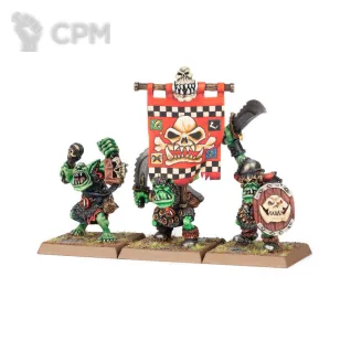 Описание картинки [ПРЕДЗАКАЗ] Orc Big ‘Uns Command от MiniaturesFAN по цене 4 681руб | Свободный Рынок Миниатюр - СРМ