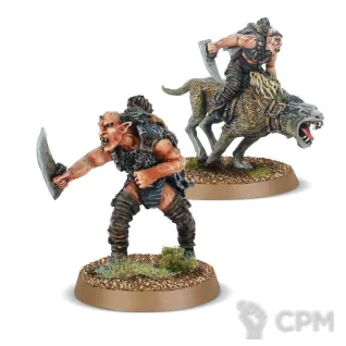 Описание картинки [ПРЕДЗАКАЗ] Sharku, Warg Rider Captain от MiniaturesFAN по цене 4 681руб | Свободный Рынок Миниатюр - СРМ