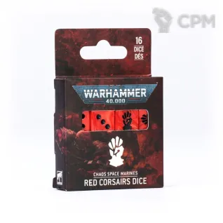 Описание картинки Red Corsairs Dice Set от MiniaturesFAN по цене 4 468руб | Свободный Рынок Миниатюр - СРМ