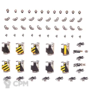 Описание картинки [Предзаказ] Breacher Squad Upgrade Set от MiniaturesFAN по цене 6 800руб | Свободный Рынок Миниатюр - СРМ