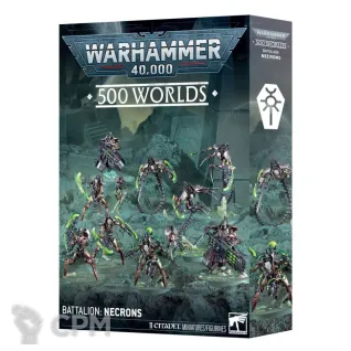 Описание картинки [ПРЕДЗАКАЗ] 500 Worlds Battalion: Necrons от MiniaturesFAN по цене 24 620руб | Свободный Рынок Миниатюр - СРМ