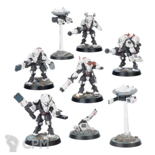 Описание картинки [Предзаказ] Kill Team: XV26 Stealth Battlesuits от MiniaturesFAN по цене 10 100руб | Свободный Рынок Миниатюр - СРМ