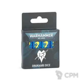 Описание картинки [ПРЕДЗАКАЗ] Drukhari Dice Set от MiniaturesFAN по цене 4 468руб | Свободный Рынок Миниатюр - СРМ