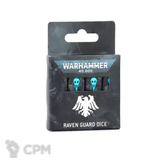 Описание картинки [ПРЕДЗАКАЗ] Raven Guard Dice Set от MiniaturesFAN по цене 4 468руб | Свободный Рынок Миниатюр - СРМ