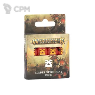 Описание картинки [ПРЕДЗАКАЗ] Blades of Khorne Dice Set от MiniaturesFAN по цене 4 468руб | Свободный Рынок Миниатюр - СРМ