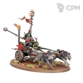 Описание картинки [Предзаказ] Snarlboss on War-Wheela от MiniaturesFAN по цене 10 416руб | Свободный Рынок Миниатюр - СРМ