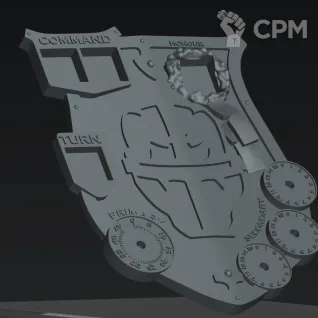 Описание картинки Imperium - Imperial Knight Tracker Honour от Destr по цене 1 200руб | Свободный Рынок Миниатюр - СРМ