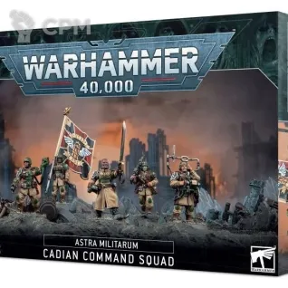 Описание картинки [Предзаказ] Cadian Command Squad от MiniaturesFAN по цене 4 956руб | Свободный Рынок Миниатюр - СРМ
