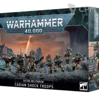 Описание картинки [Предзаказ] Cadian Shock Troops от MiniaturesFAN по цене 5 460руб | Свободный Рынок Миниатюр - СРМ