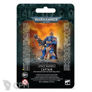 Описание картинки [Предзаказ] Captain in Gravis Armour with Master-crafted Heavy Bolt Rifle от MiniaturesFAN по цене 4 536руб | Свободный Рынок Миниатюр - СРМ