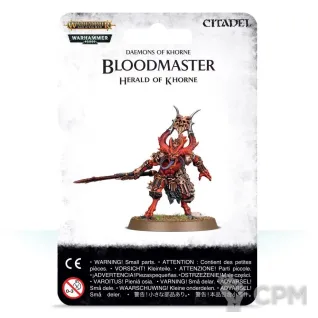 Описание картинки [Предзаказ] Bloodmaster, Herald of Khorne от MiniaturesFAN по цене 3 444руб | Свободный Рынок Миниатюр - СРМ