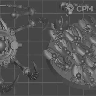 Описание картинки Canoptek Spyders (альт) от WAAAAAAGHshop по цене 500руб | Свободный Рынок Миниатюр - СРМ
