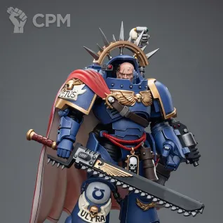 Описание картинки Ultramarines Captain in Gravis Armour от Строго по-Имперски по цене 5 610руб | Свободный Рынок Миниатюр - СРМ
