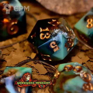 Описание картинки Духи природы. Авторские дайсы ручной работы от Gabrigame_Terrain по цене 1 200руб | Свободный Рынок Миниатюр - СРМ