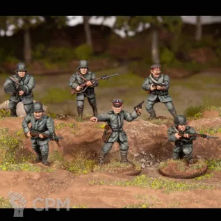 Описание картинки WAAGW001  German Infantry (1916-1918) от Base 28 по цене 3 781руб | Свободный Рынок Миниатюр - СРМ
