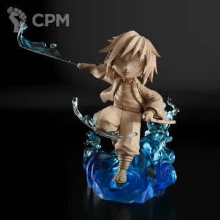 Описание картинки Giyu Tomioka Chibi Фигурка (Kimetsu no Yaiba) от GAS3TXD  по цене 2 600руб | Свободный Рынок Миниатюр - СРМ
