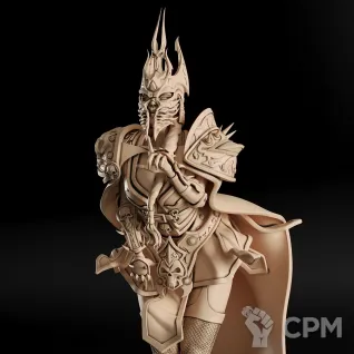 Описание картинки Lich Queen Girl Фигурка (World of Warcraft) от GAS3TXD  по цене 3 900руб | Свободный Рынок Миниатюр - СРМ