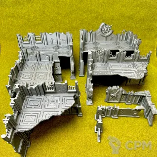 Описание картинки Террейн "ПромРуины GW" от Миниатюры и фигурки по цене 3 900руб | Свободный Рынок Миниатюр - СРМ