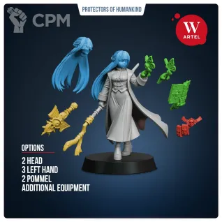 Описание картинки Миниатюра Novice Feryn, the Hidden Flame от Артель W по цене 1 250руб | Свободный Рынок Миниатюр - СРМ