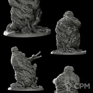 Описание картинки Трупный Голем (Corpse Golem) от Gabrigame_Print по цене 1 200руб | Свободный Рынок Миниатюр - СРМ