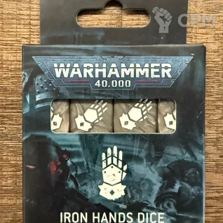 Описание картинки Warhammer 40000 Iron Hands Dice от Warmaster по цене 2 950руб | Свободный Рынок Миниатюр - СРМ