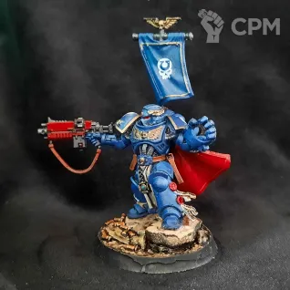 Описание картинки Space marine Captain Centros 3D от Superguns по цене 1 000руб | Свободный Рынок Миниатюр - СРМ