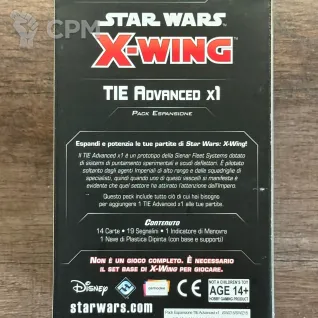 Описание картинки Star Wars X-Wing - TIE Advanced (на итальянском) от Miniature Wargames по цене 2 950руб | Свободный Рынок Миниатюр - СРМ