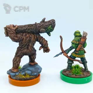 Описание картинки UnMatched: Robin Hood vs Bigfoot от Inpuhotep по цене 5 500руб | Свободный Рынок Миниатюр - СРМ