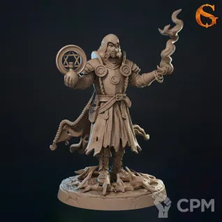 Описание картинки Jabirean Alchemist от Manufactorum76 по цене 160руб | Свободный Рынок Миниатюр - СРМ