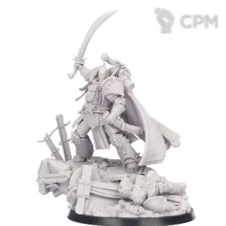 Описание картинки Jaghatai Khan, Primarch of The White Scars (бол.) от Студия Лютье по цене 3 000руб | Свободный Рынок Миниатюр - СРМ