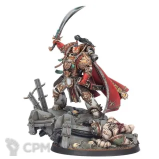 Описание картинки Jaghatai Khan, Primarch of The White Scars (бол.) от Студия Лютье по цене 3 000руб | Свободный Рынок Миниатюр - СРМ