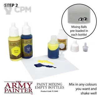 Описание картинки Баночки для красок Army Painter - Paint Mixing от Sladkov по цене 950руб | Свободный Рынок Миниатюр - СРМ