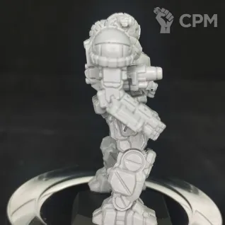 Описание картинки Atlas AS7-S (100 тонн) от Dwarf Pirate Foundry по цене 450руб | Свободный Рынок Миниатюр - СРМ