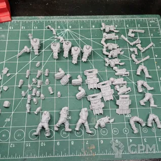 Описание картинки Набор Ogryns , Bullgryns, Nork Deddog от Мастерская Крипов по цене 1 500руб | Свободный Рынок Миниатюр - СРМ