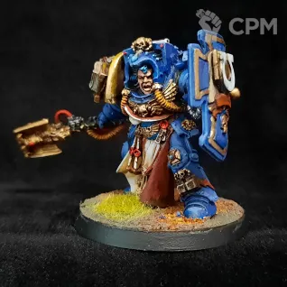 Описание картинки Librarian in Terminator Armour old original от Superguns по цене 2 800руб | Свободный Рынок Миниатюр - СРМ